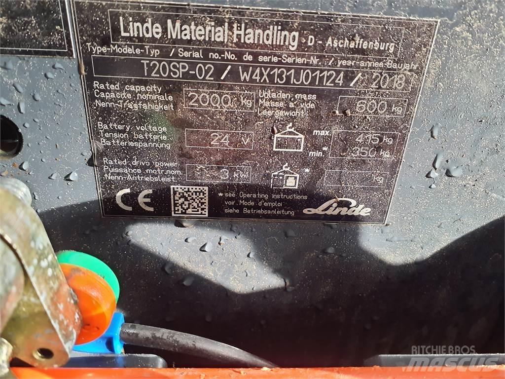 Linde T20SP kurz Transpaletas Electricas