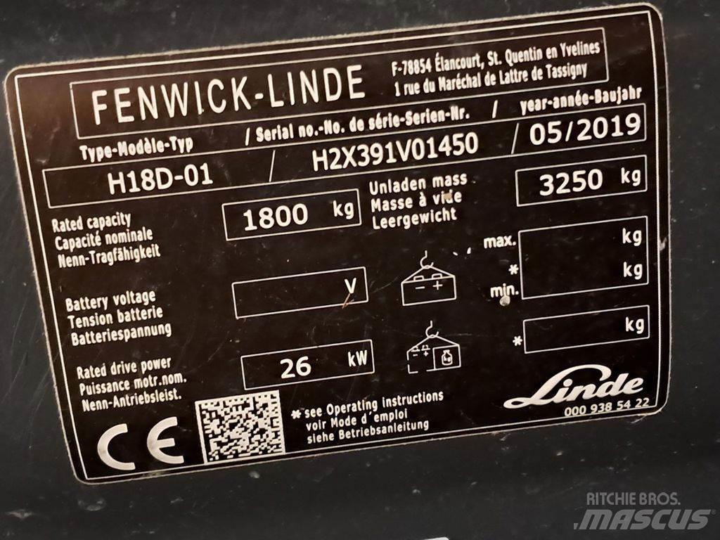 Linde H18D-01 Carretillas diesel
