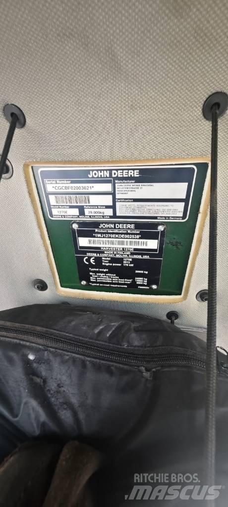 John Deere 1270 E Cosechadoras