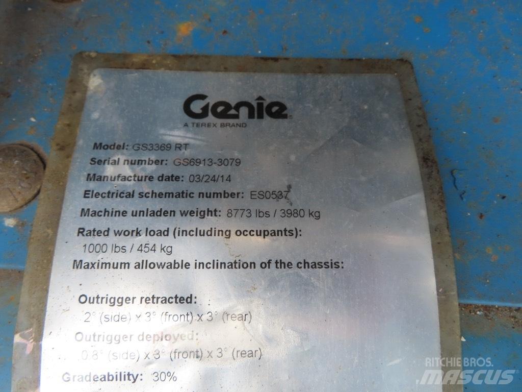 Genie GS 3268 RT Plataformas tijera
