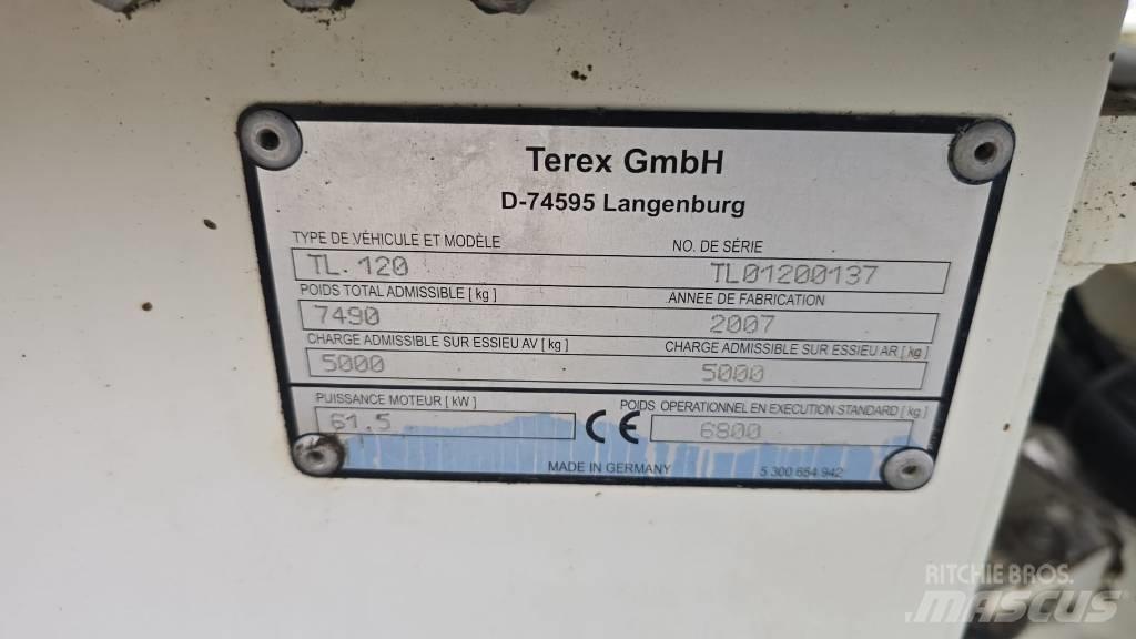 Terex TL 120 Cargadoras sobre ruedas