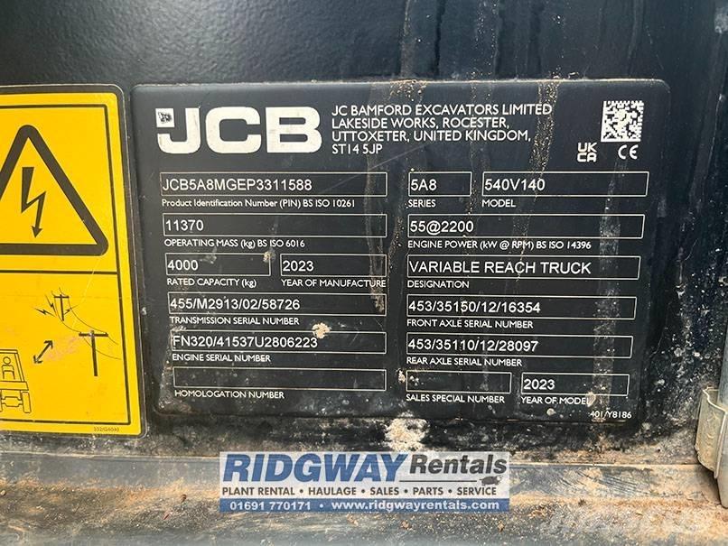 JCB 540-140 Carretillas telescópicas