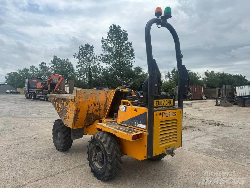 Thwaites 3 tonne Dúmpers de obra