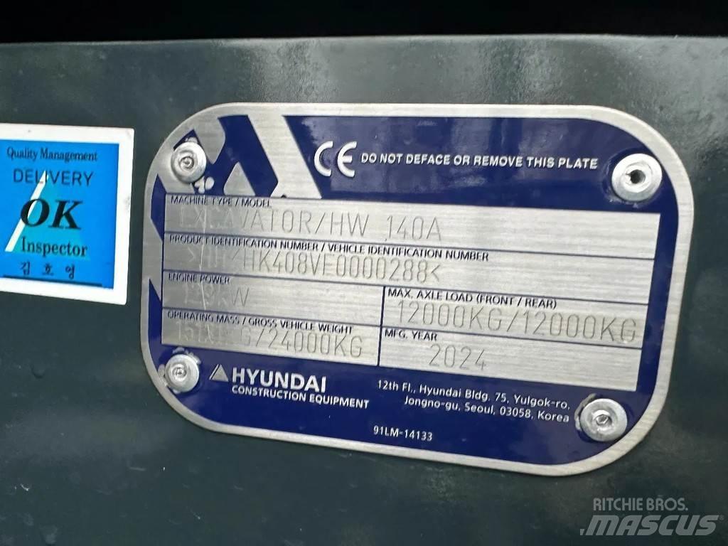 Hyundai HW140A Excavadoras de ruedas
