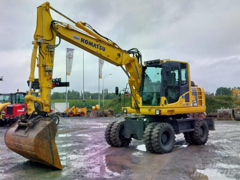 Komatsu PW 148-8 Excavadoras de ruedas