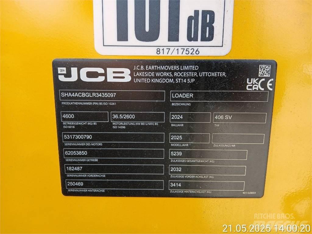 JCB 406 Cargadoras sobre ruedas