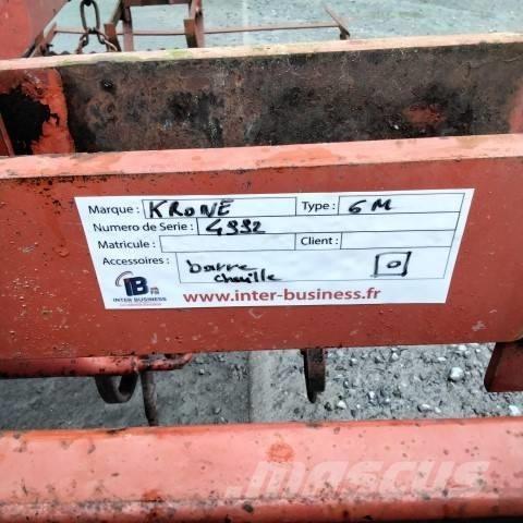 Krone 6M Rastras para campos