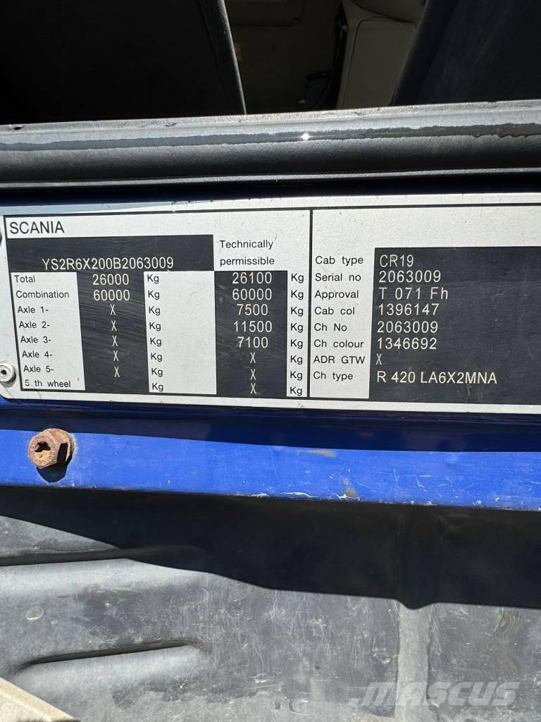 Scania R 420 Cabezas tractoras