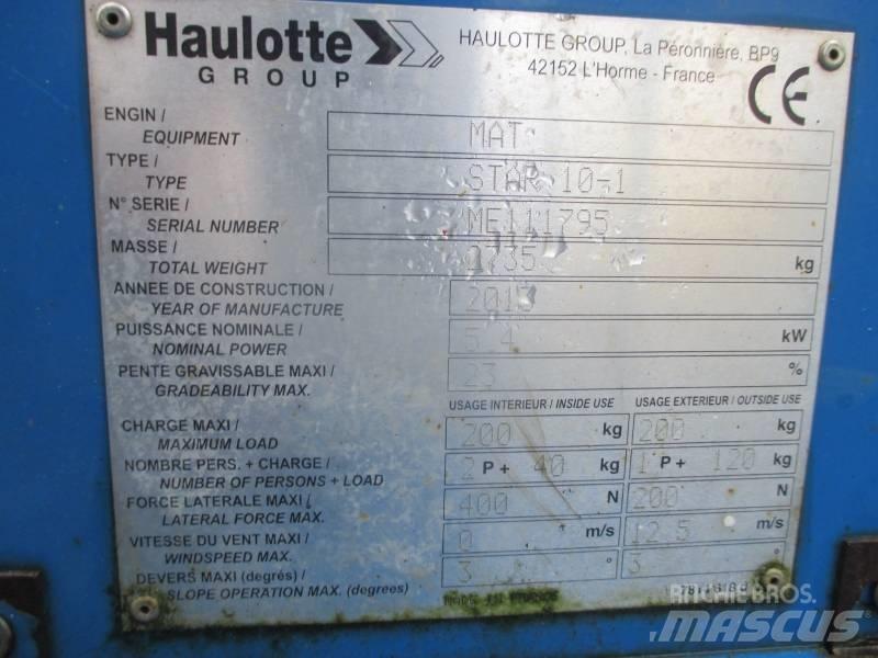Haulotte Star 10 Ascensores de personal y montacargas de acceso