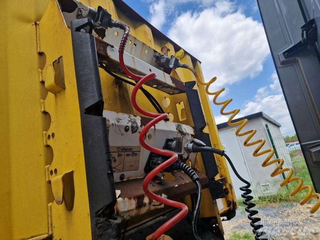 Krone SD 27 Semirremolques de plataformas planas/laterales abatibles