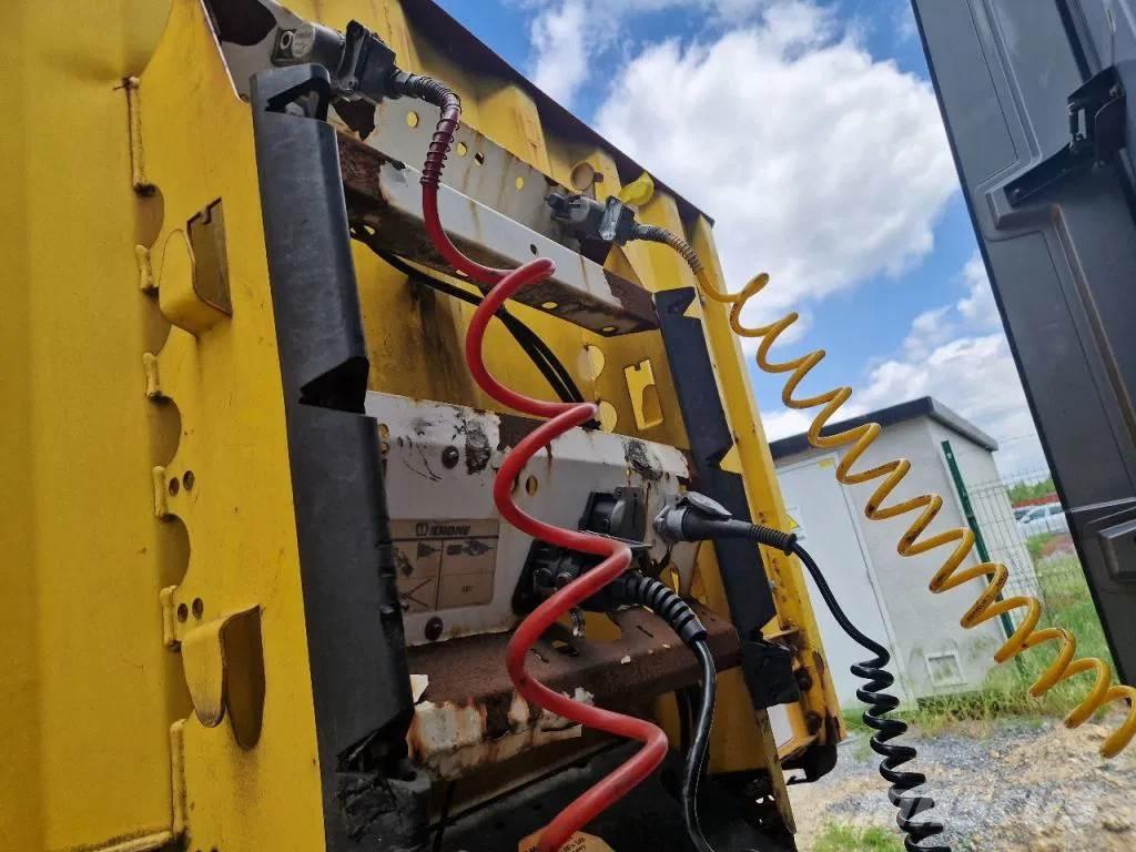 Krone SD 27 Semirremolques de plataformas planas/laterales abatibles