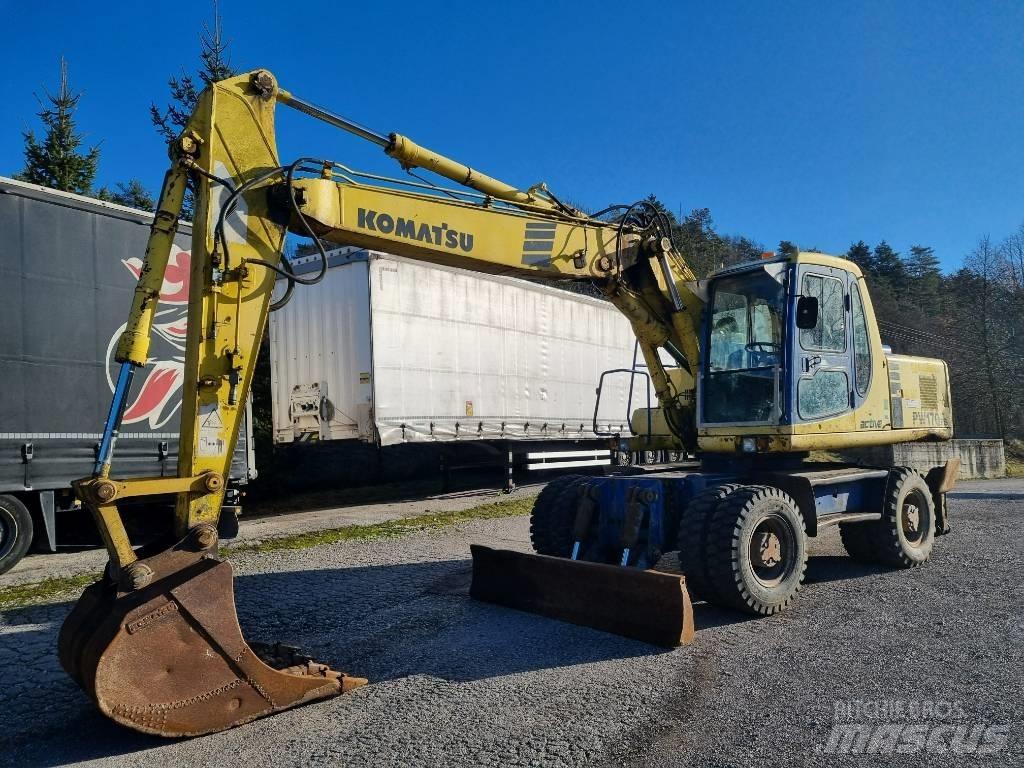Komatsu PW 170 ES - 6K Excavadoras de ruedas
