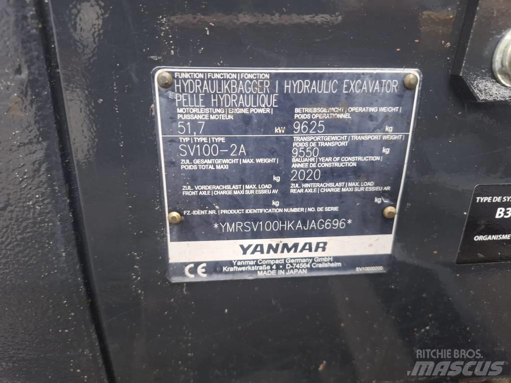 Yanmar SV 100-2A Excavadoras 7t - 12t