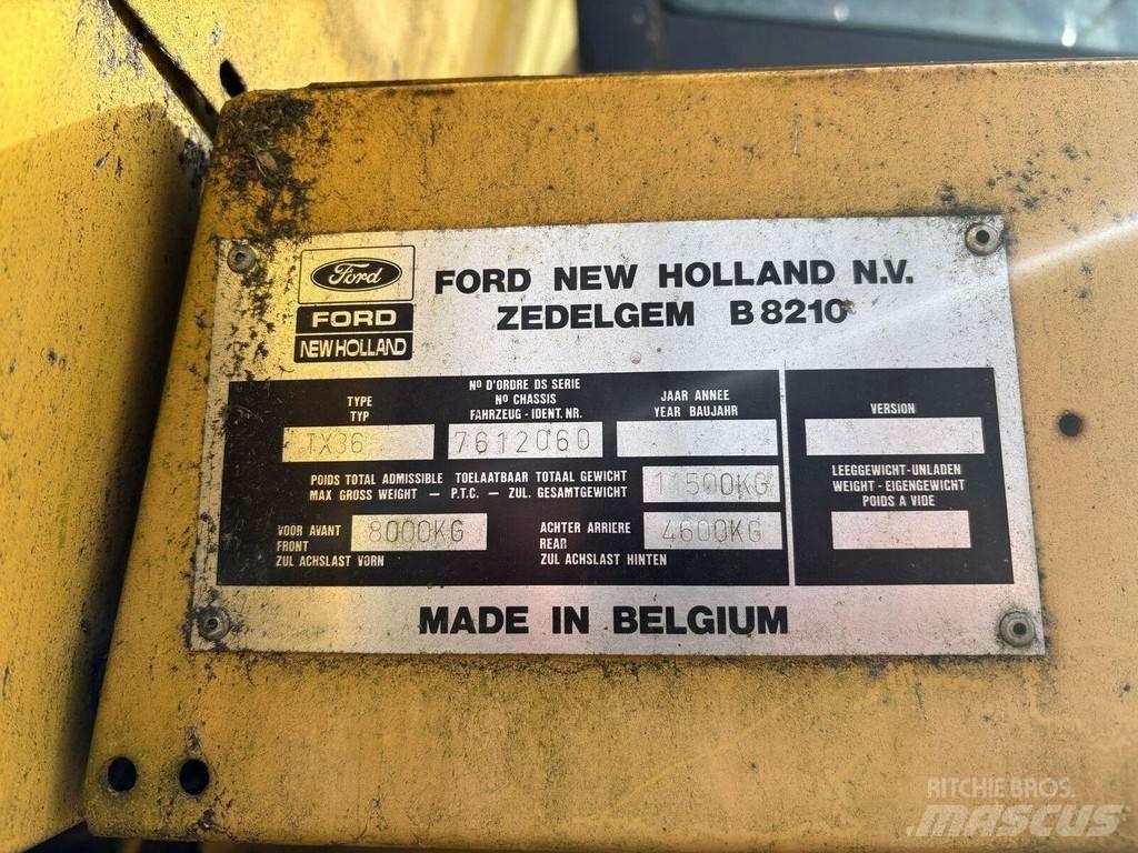 New Holland TX 36 Cosechadoras combinadas