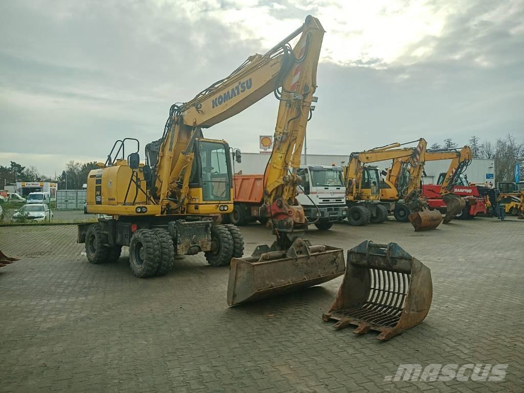 Komatsu PW 160-10 Excavadoras de ruedas
