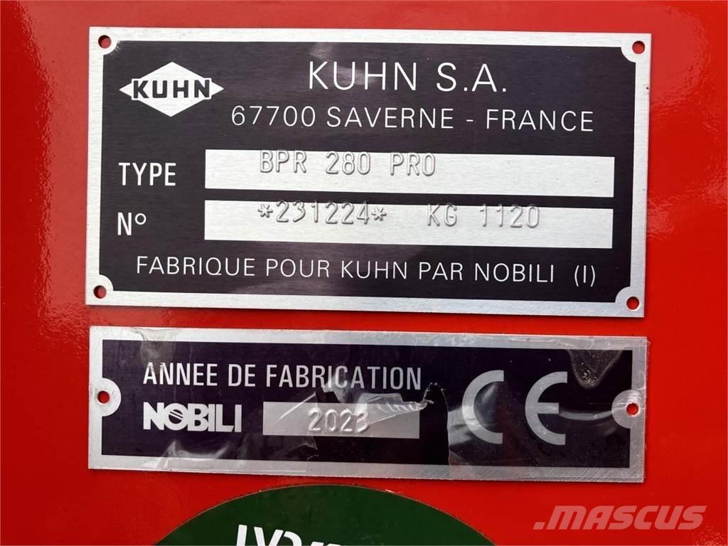 Kuhn BPR 280 Pro Segadoras y cortadoras de hojas para pastos