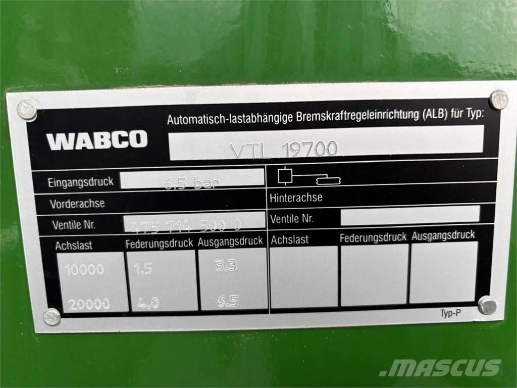 Kotte VT 19.700 Remolques esparcidores de estiércol