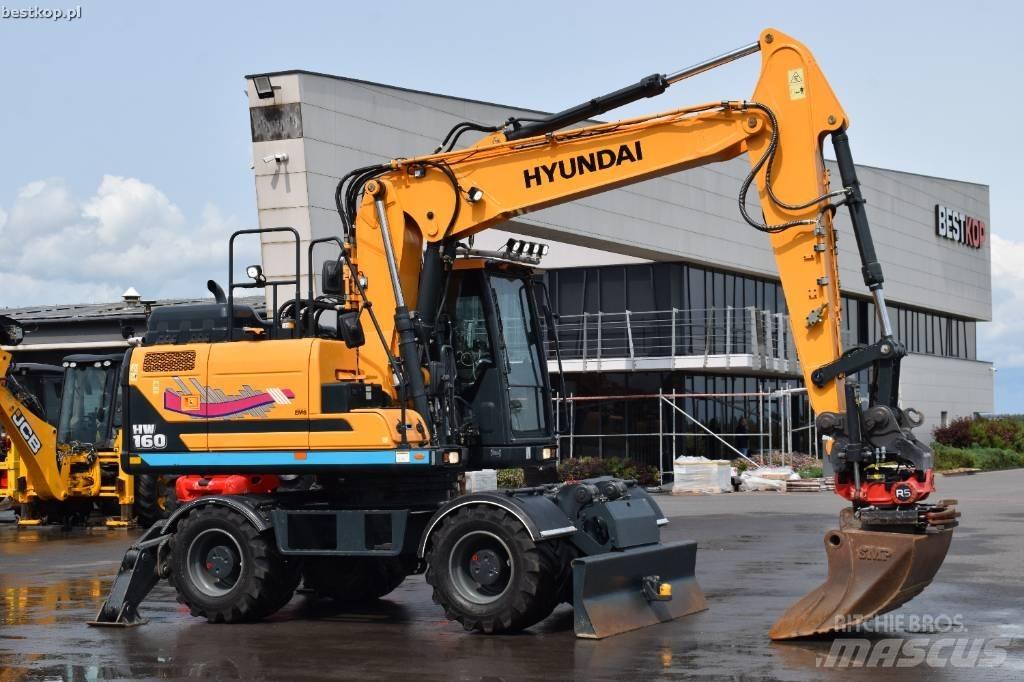 Hyundai HW 160 Excavadoras de ruedas