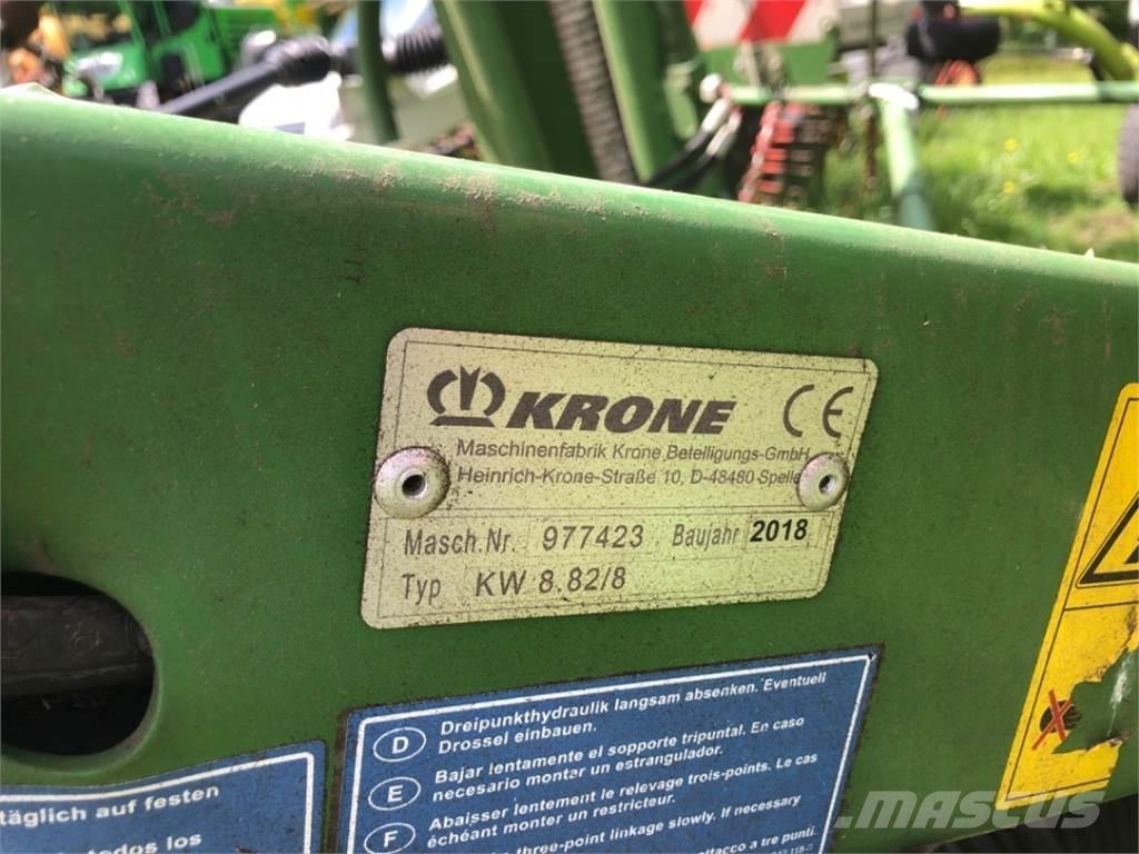 Krone KW 8.82/8 Rastrillos y henificadores
