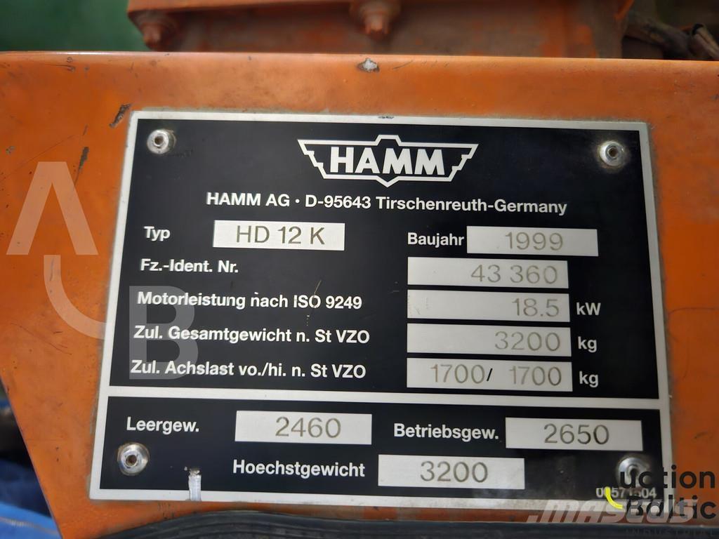 Hamm HD 12 K Otros rodillos