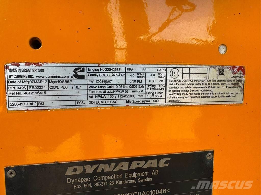 Dynapac CA362PD Rodillos de un solo tambor