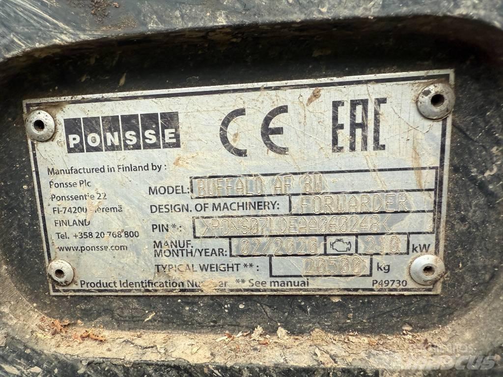 Ponsse BUFFALO AF 8W Autocargadoras