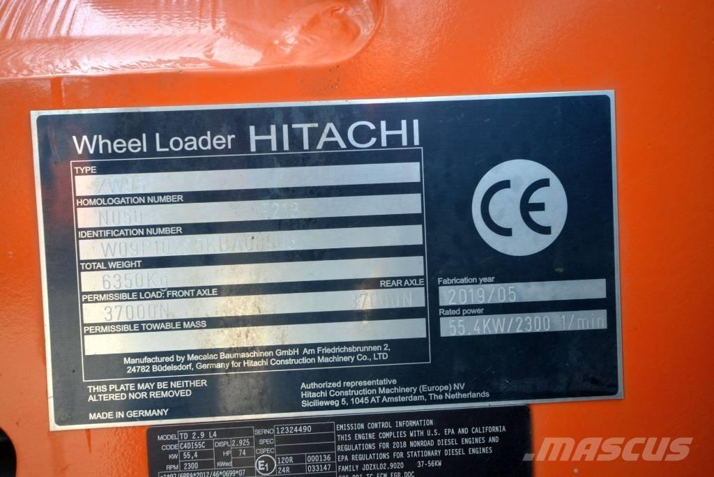 Hitachi ZW 95-6 C Cargadoras sobre ruedas