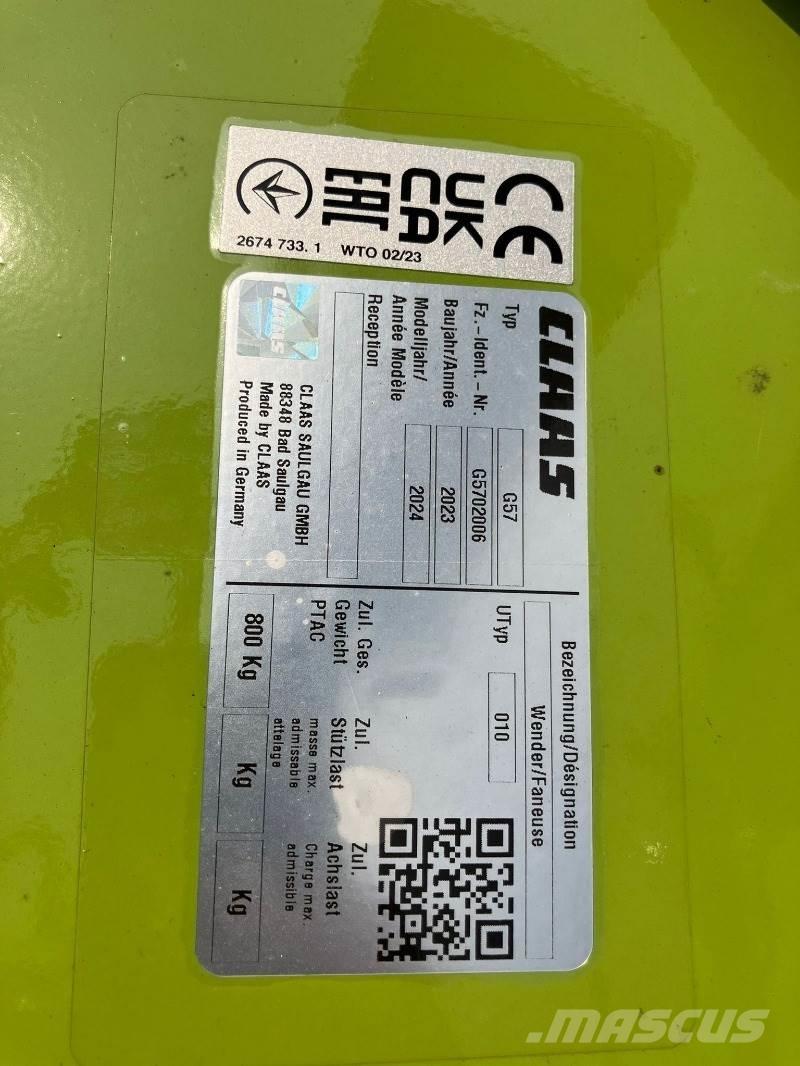 CLAAS Volto 65 Rastrillos y henificadores