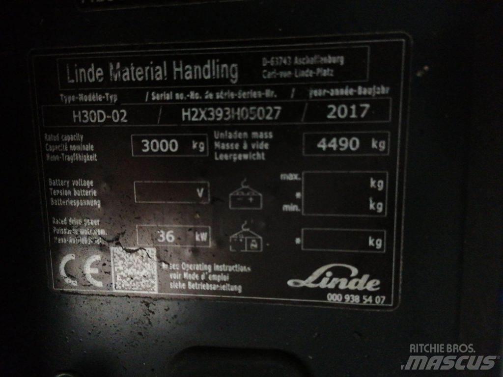 Linde H30D-02 Carretillas diesel