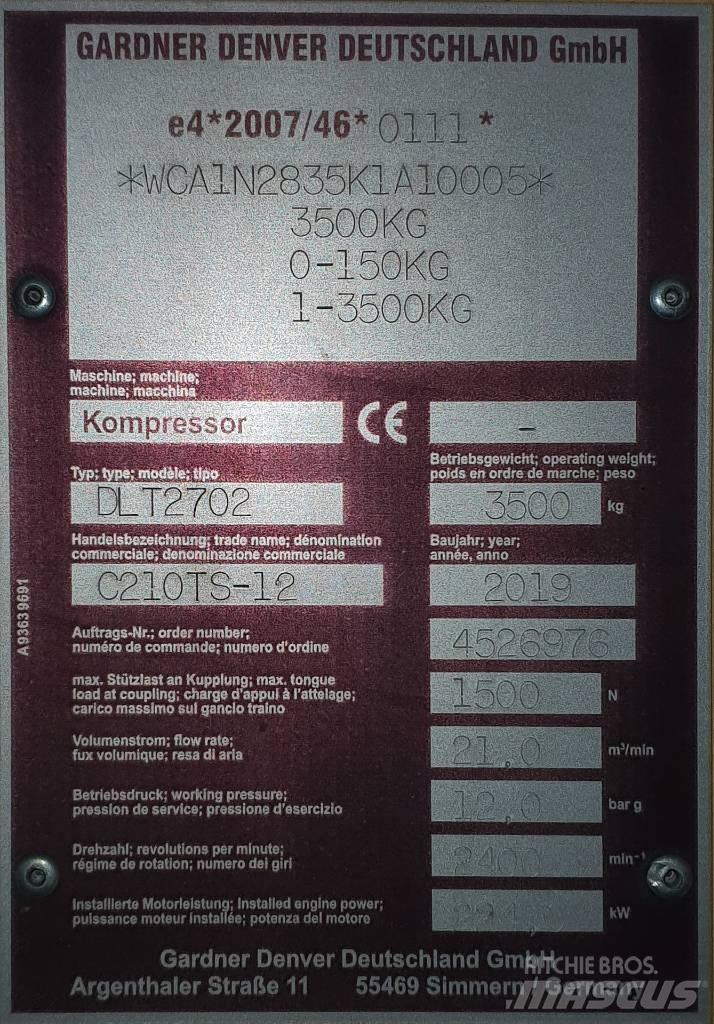 Compair C210 TS-12 Compresores
