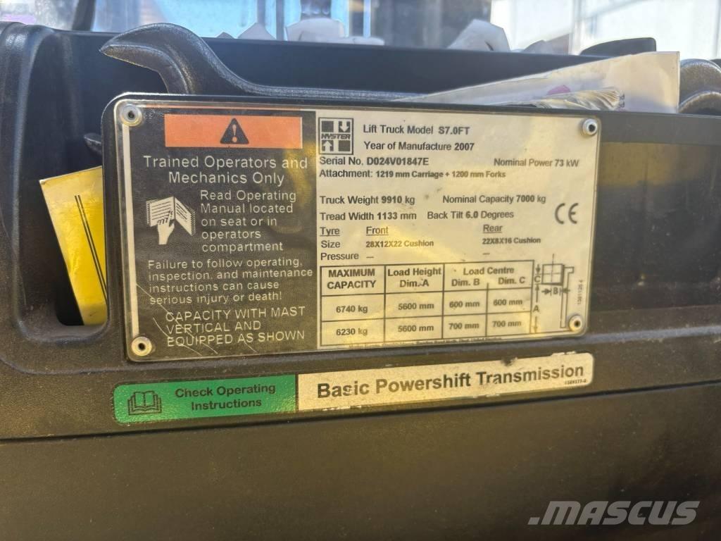 Hyster S7.0FT Carretillas LPG
