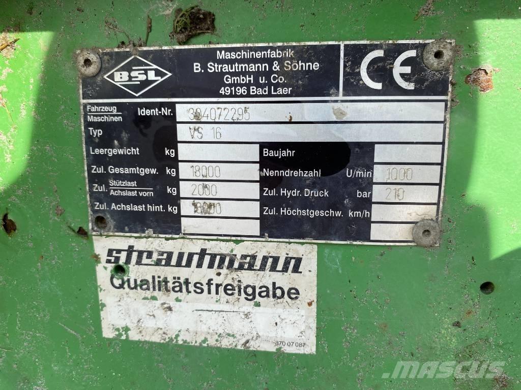 Strautmann VS16 Remolques esparcidores de estiércol