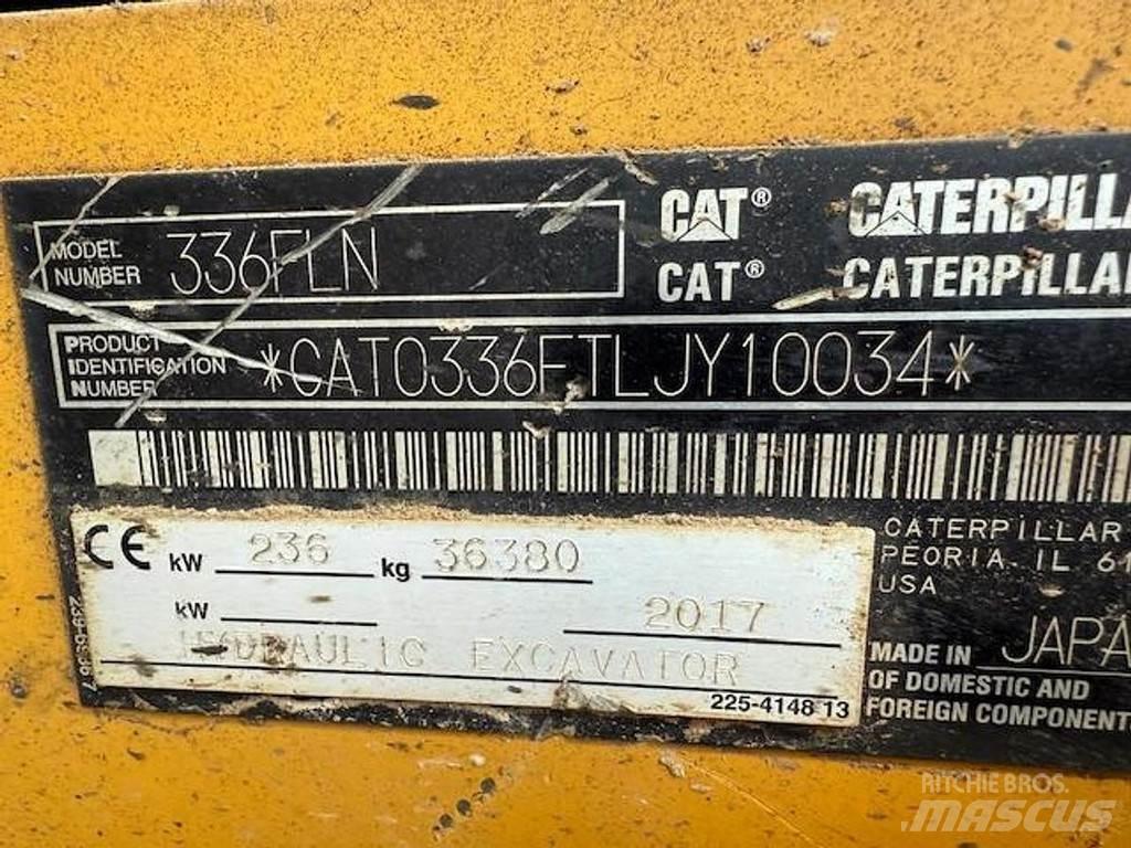 CAT 336 F LN Excavadoras de cadenas