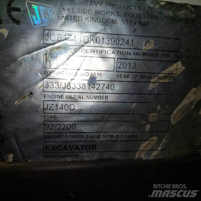 JCB JZ140D Excavadoras de cadenas