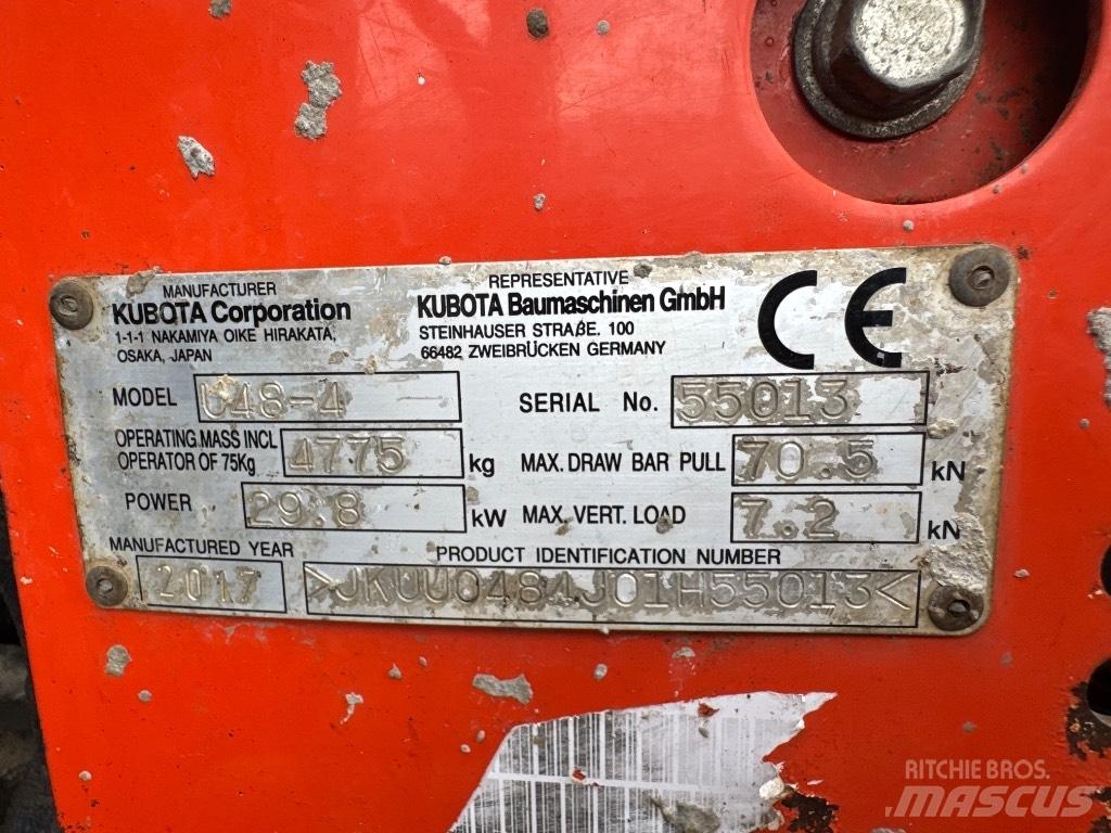 Kubota U 48-4 Mini excavadoras < 7t