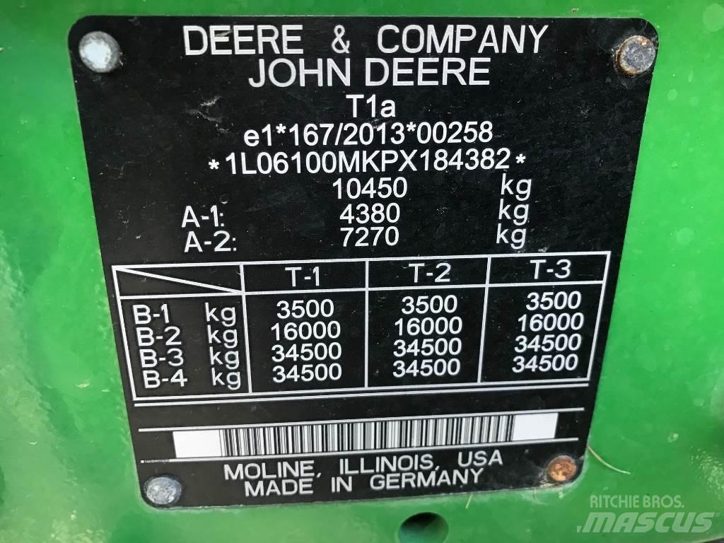 John Deere 6100 M Tractores