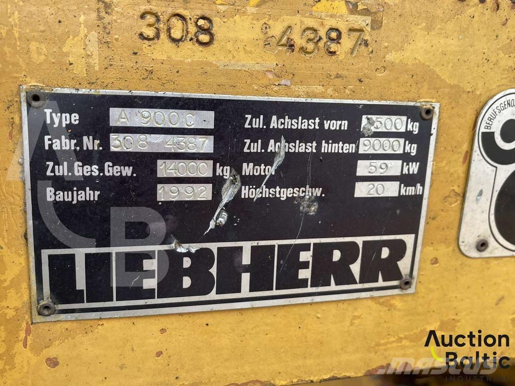 Liebherr A 900 C Excavadoras de ruedas