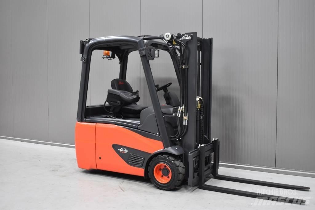 Linde E 18 - 02 Carretillas de horquilla eléctrica