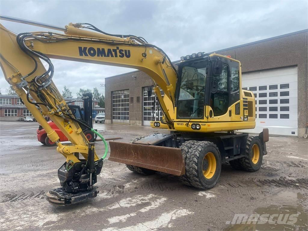 Komatsu PW148-10 Excavadoras de ruedas