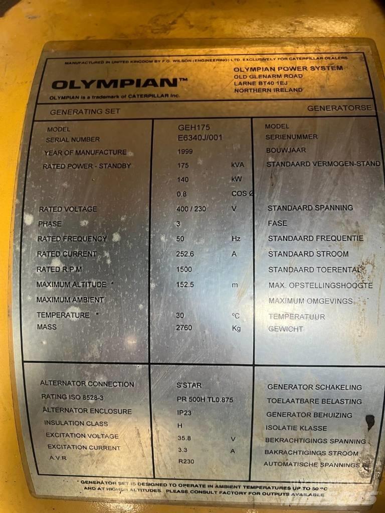 Olympian GEH 175 Generadores diesel