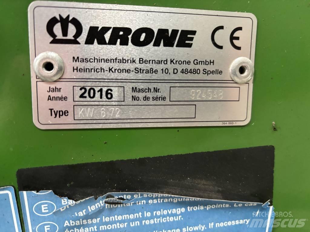Krone KW 6.72/6 Rastrillos y henificadores