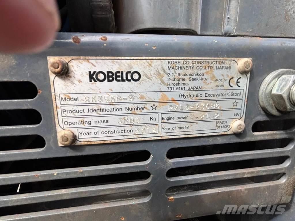 Kobelco SK35SR-5 Mini excavadoras < 7t