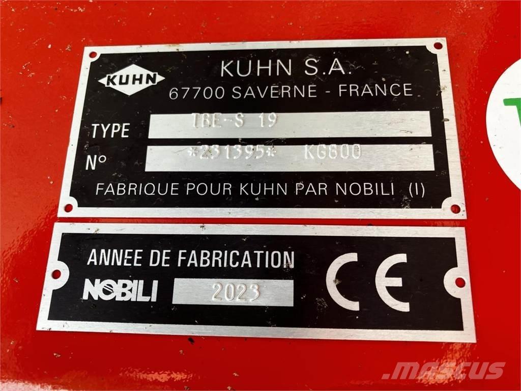 Kuhn TBES 19 Segadoras y cortadoras de hojas para pastos