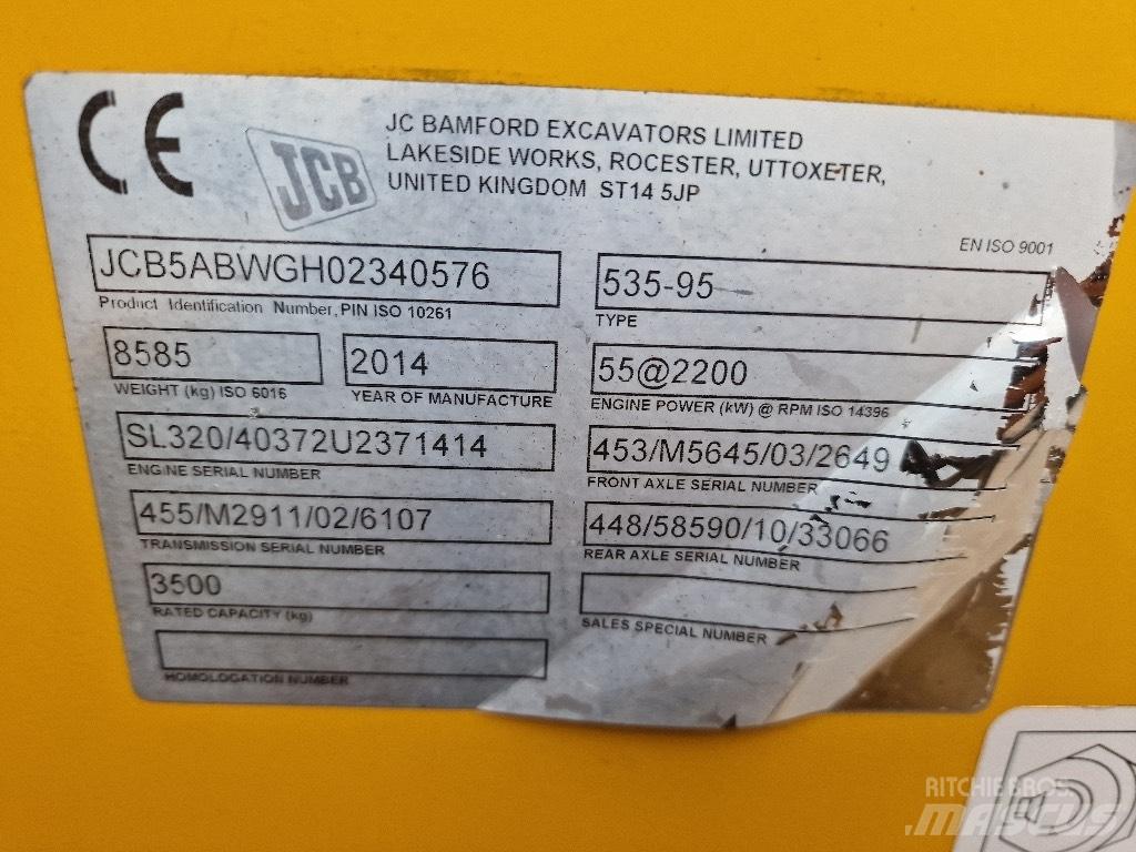 JCB 2014 JCB 535-95 Carretillas telescópicas