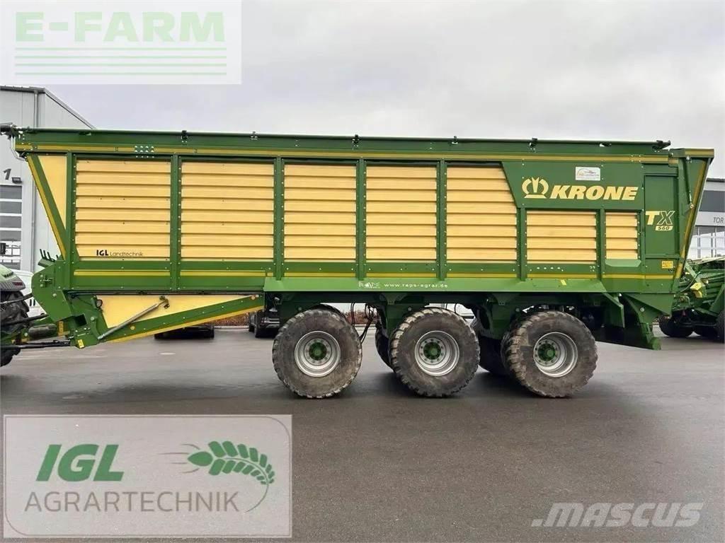 Krone tx 560 Remolque para grano
