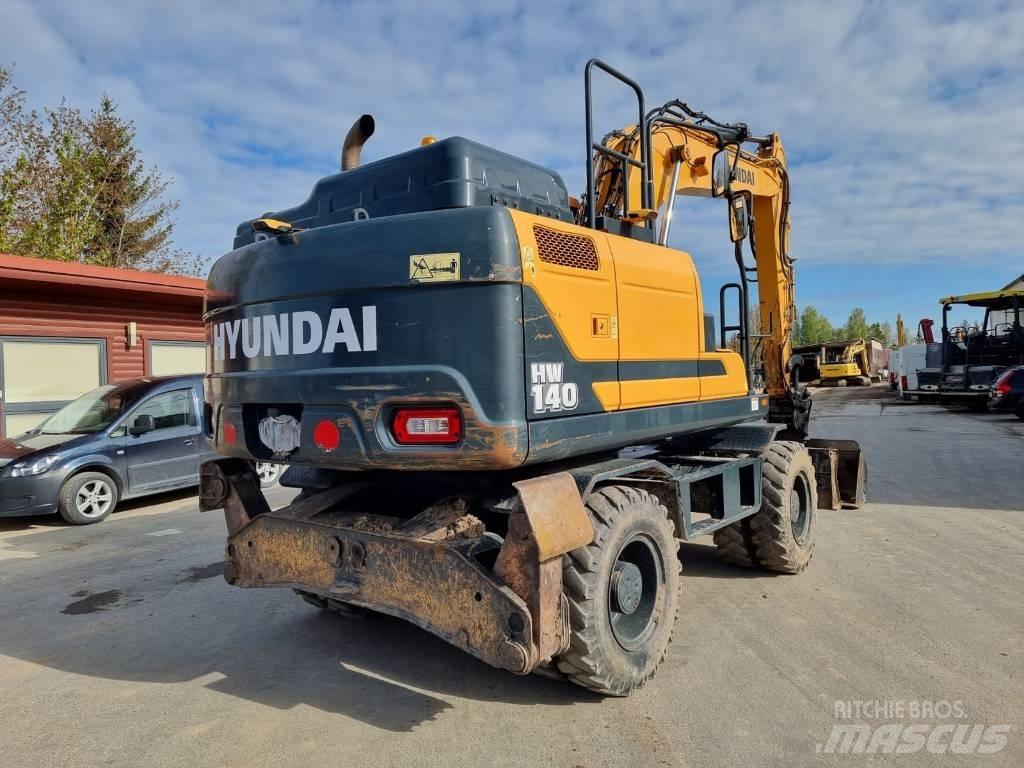 Hyundai HW 140 Excavadoras de ruedas