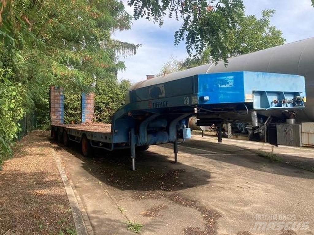 Nicolas B4037D Semirremolques de plataformas planas/laterales abatibles