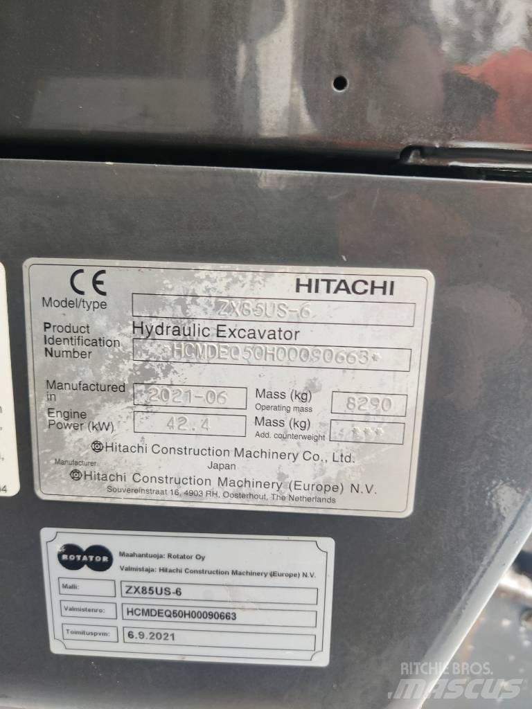 Hitachi ZX85US-6 Excavadoras 7t - 12t