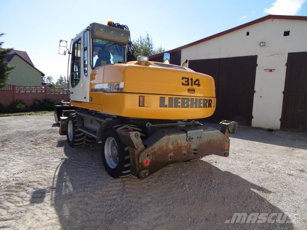 Liebherr A314 Excavadoras de ruedas