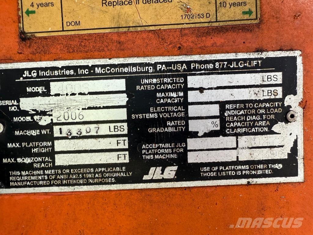 JLG 400 S Plataformas de trabajo telescópica